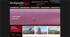 Desktop Screenshot of antipode-bolivia.com